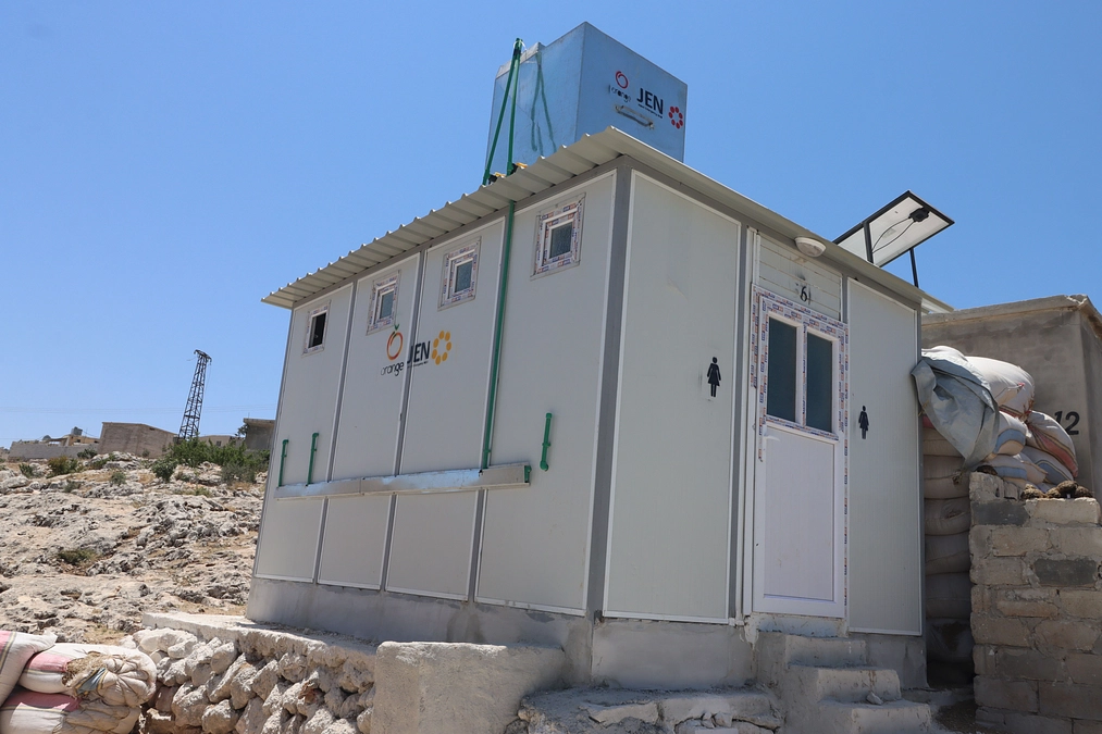 北西シリアの避難キャンプのトイレ棟建設・トルコでの支援物資配布を完了しました。