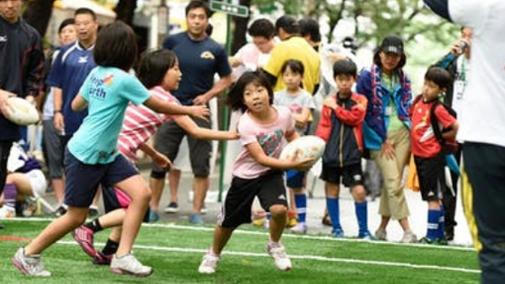 スカイツリーから世界へ！ラグビーの楽しさを伝えたい！