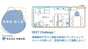 神楽坂でワークショップやものづくりを学べる図工室をつくりたい！ のトップ画像