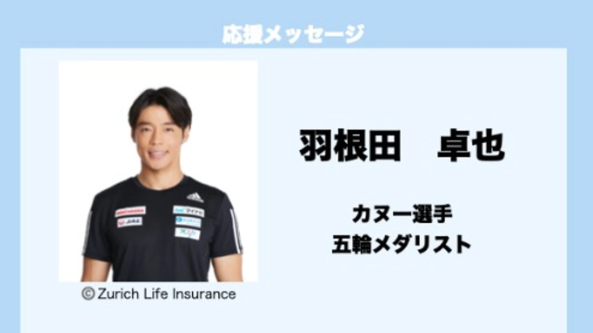 応援メッセージ　Vol.3  羽根田卓也　様