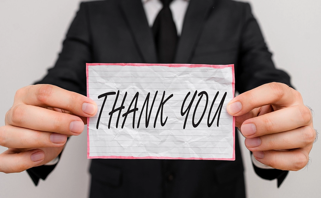 感謝のメール①