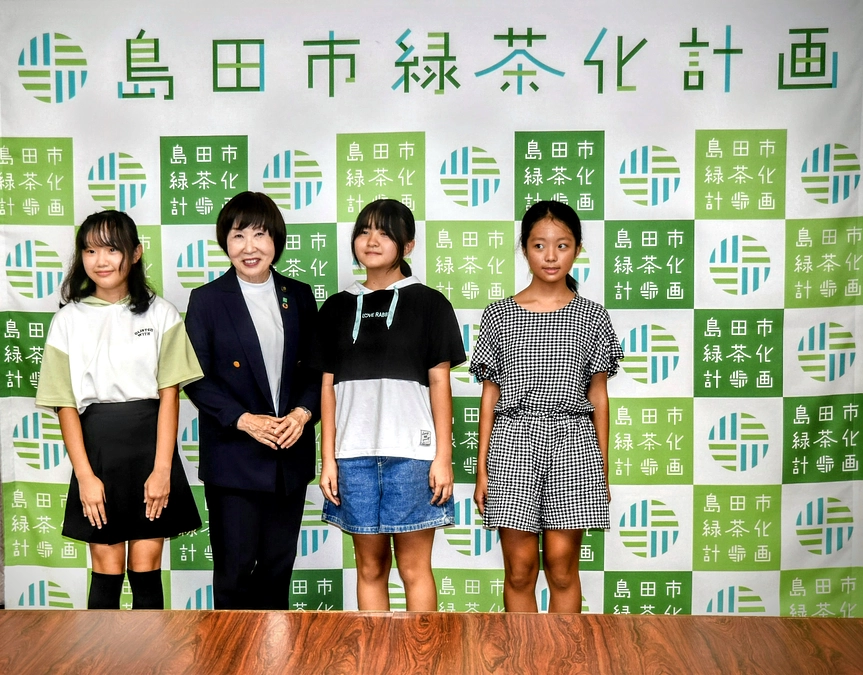 染谷きぬよ島田市長にご挨拶に行ってきました。