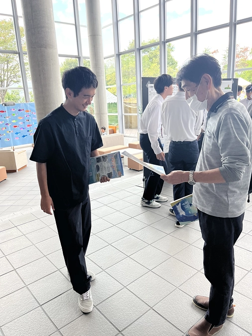 白樫祭（大学祭）でチラシを配布しました