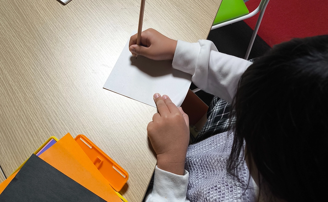 子どもたちの手作りお礼カード