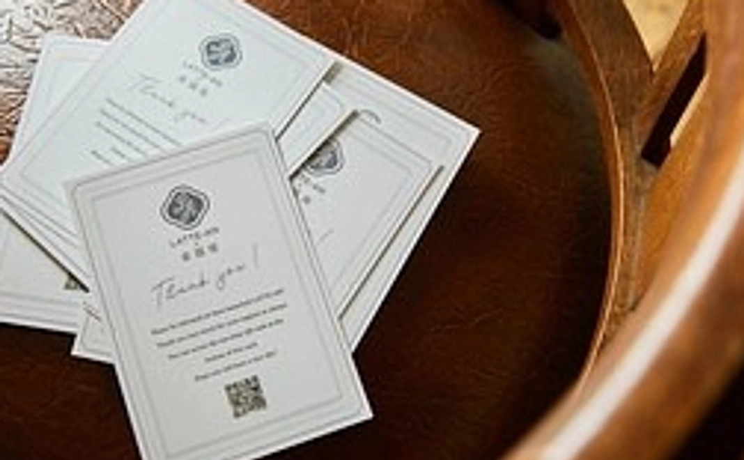 拿鐵庵オリジナルメッセージカード