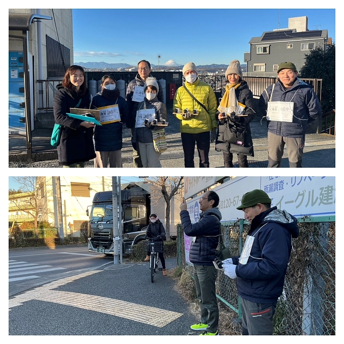 交通量調査の様子④