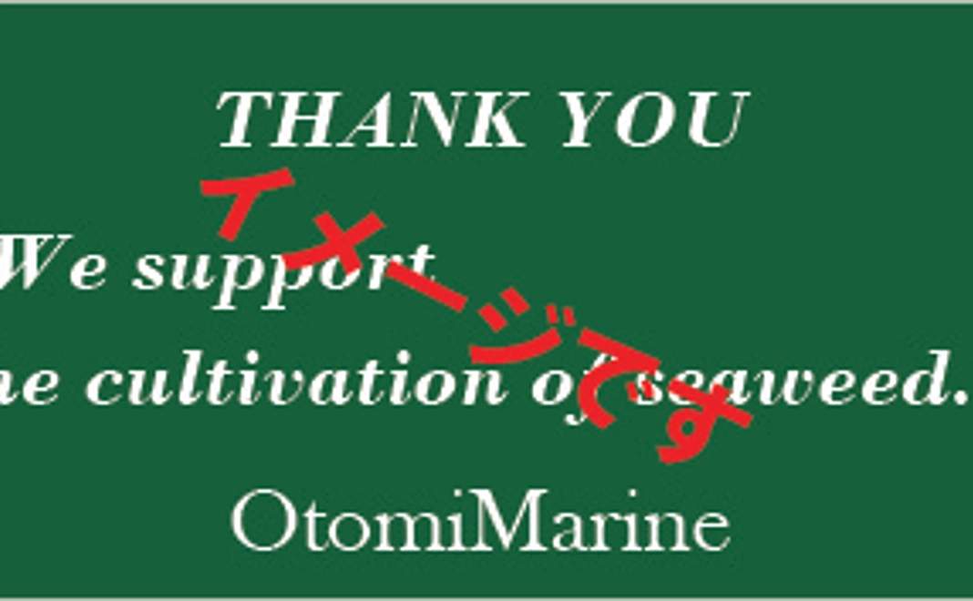 ②ほんだわら・コース/全力支援(ステッカー)!(海の未来を明るく!)