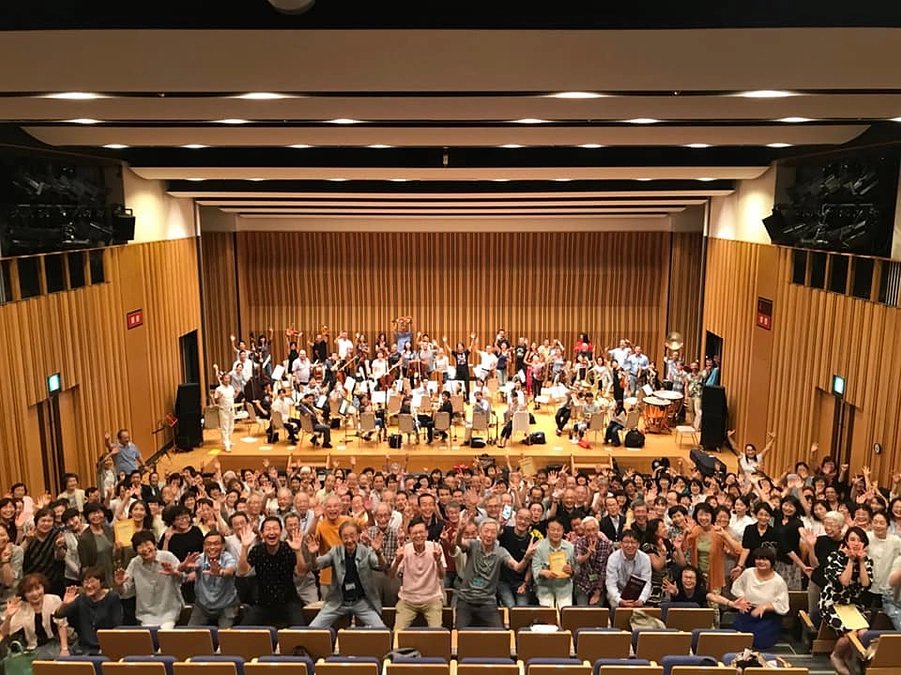 180名の合唱と世界市民・共存共栄を願った、World Peace Concert。リハーサル風景！