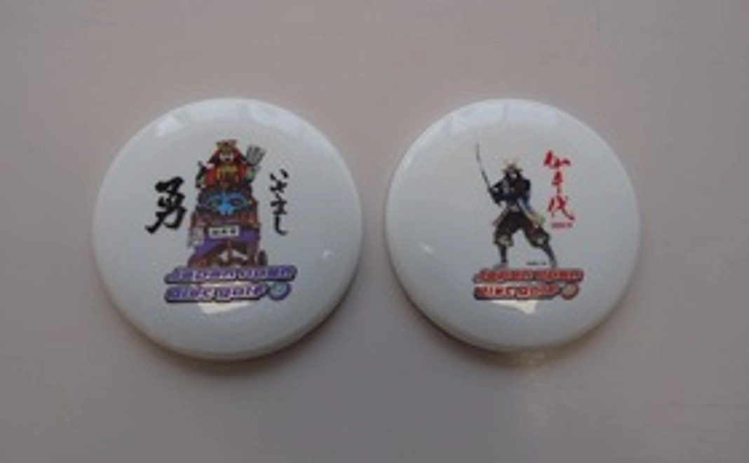 大会オリジナル ディスクゴルフマーカー(2枚)