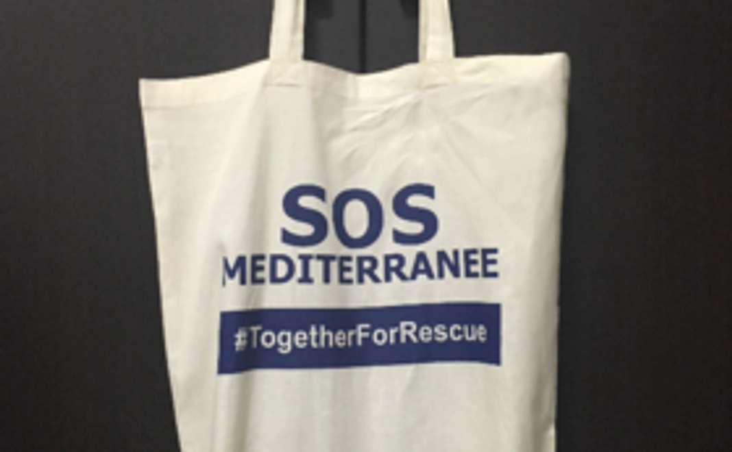 #TogetherForRescue　ロゴ入りトートバッグ