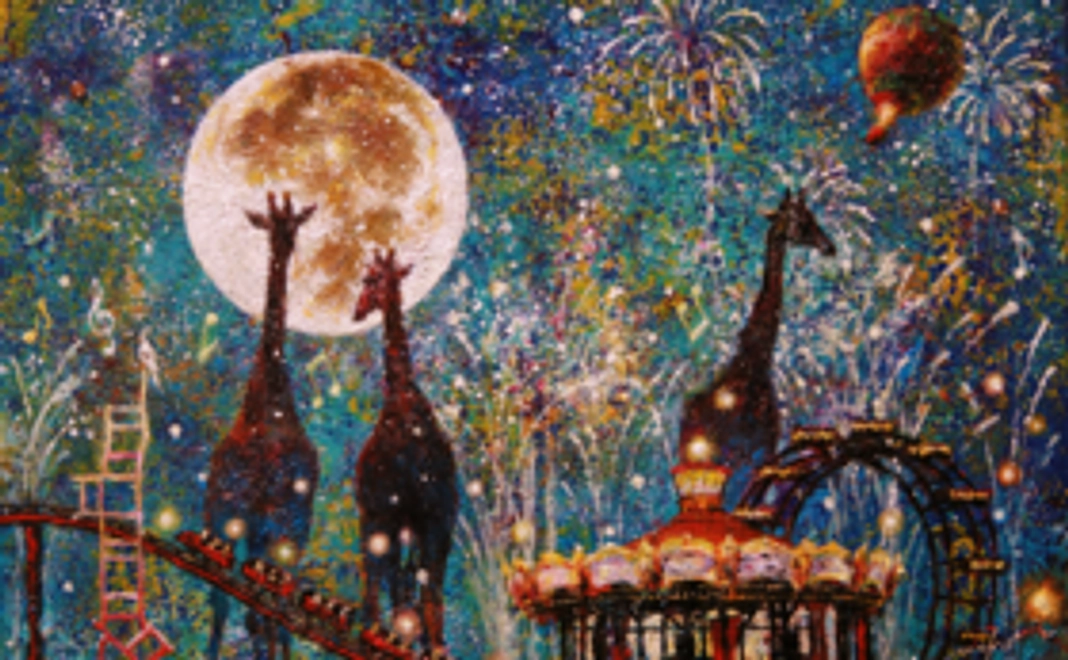 色彩のソムリエ・大根田真の『小さな美術館～第2幕～』贈呈