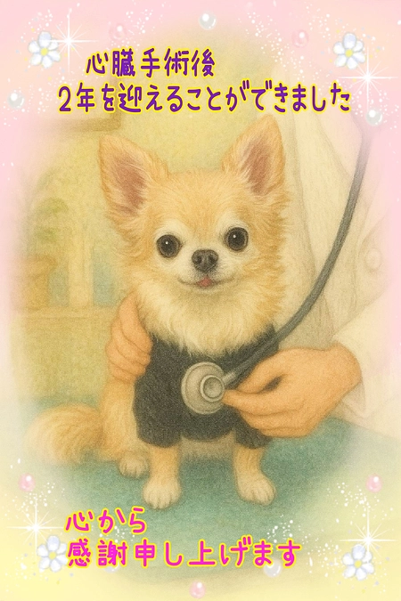 心臓手術後 2年を迎えることができました