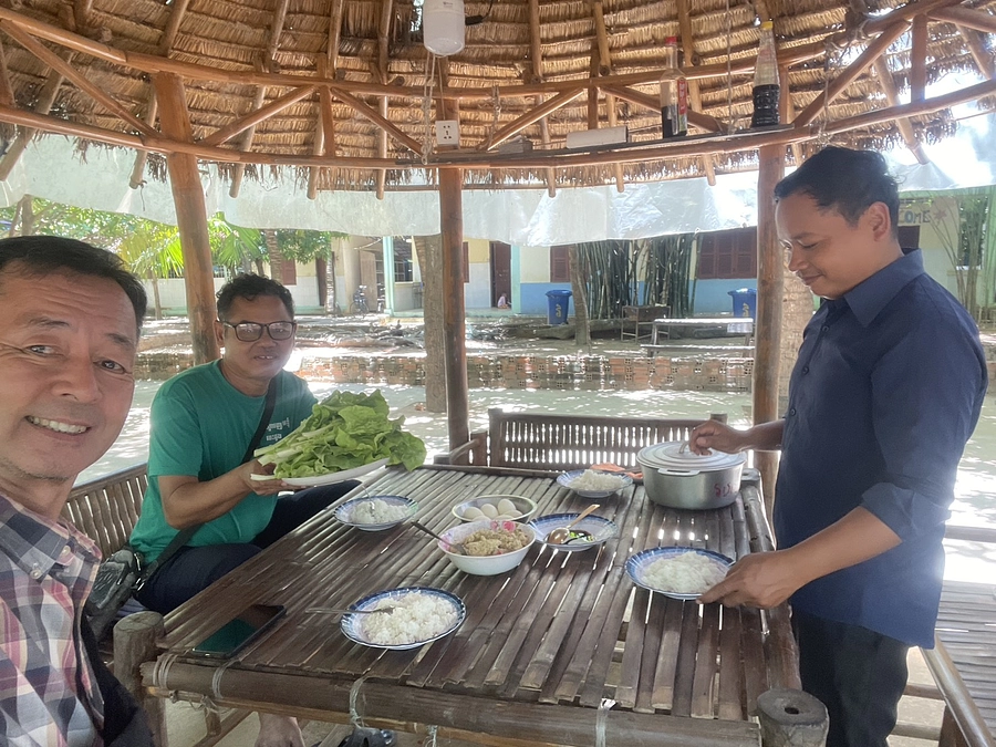野菜の収穫、そして、一歩前進の話題