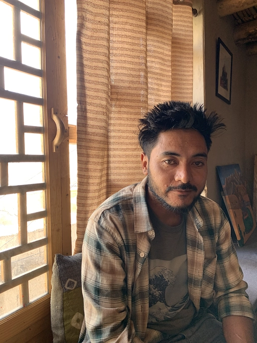 ラダックのアーティストたちと関わりはじめる