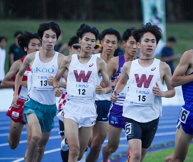 酷暑でも粘りの走り