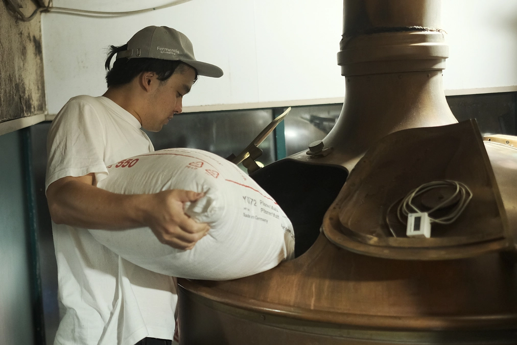 【活動報告】本店オリジナルビールの仕込みを行いました！