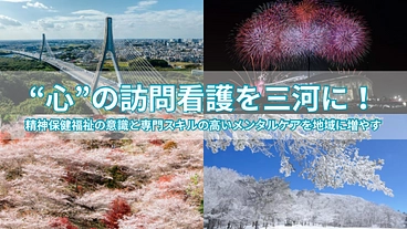 地元三河に、精神保健福祉の意識と専門スキルの高い訪問看護をつくる！ のトップ画像