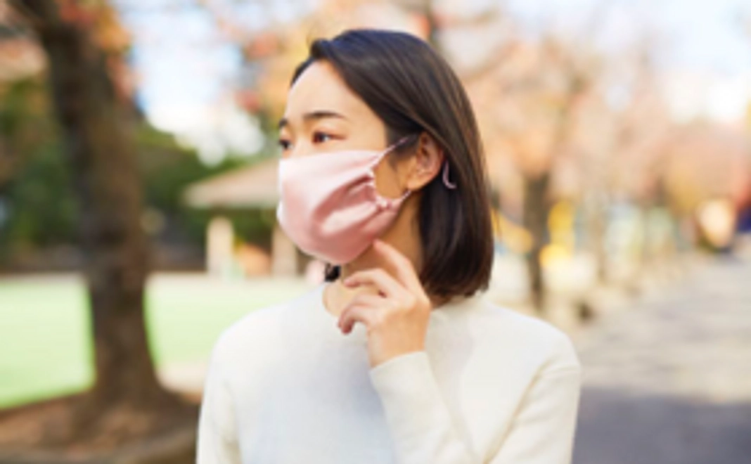 【コロナに負けるな】シルクマスク（1色）