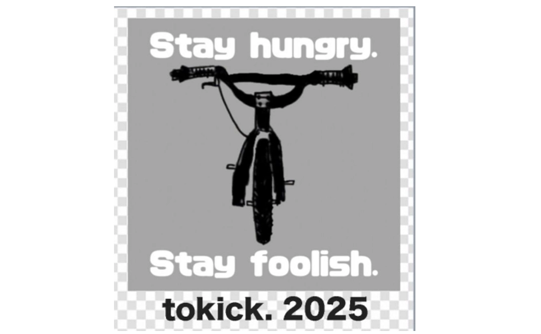 感謝のメールとオリジナルステッカー