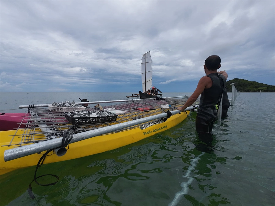 台風が来る前に