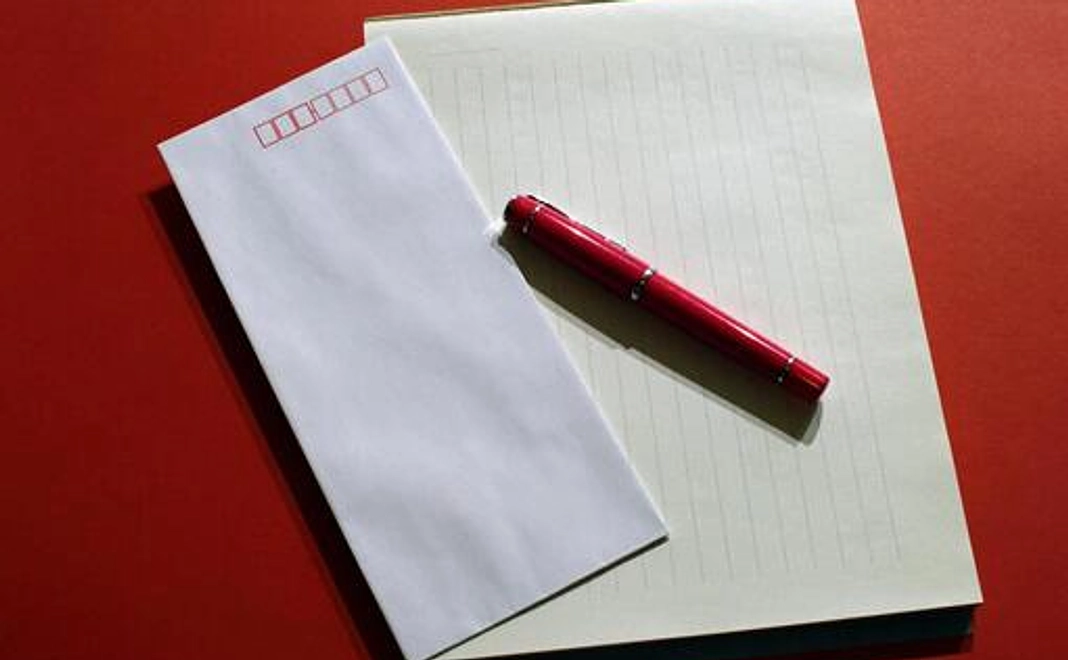 感謝のお手紙をお送りします。