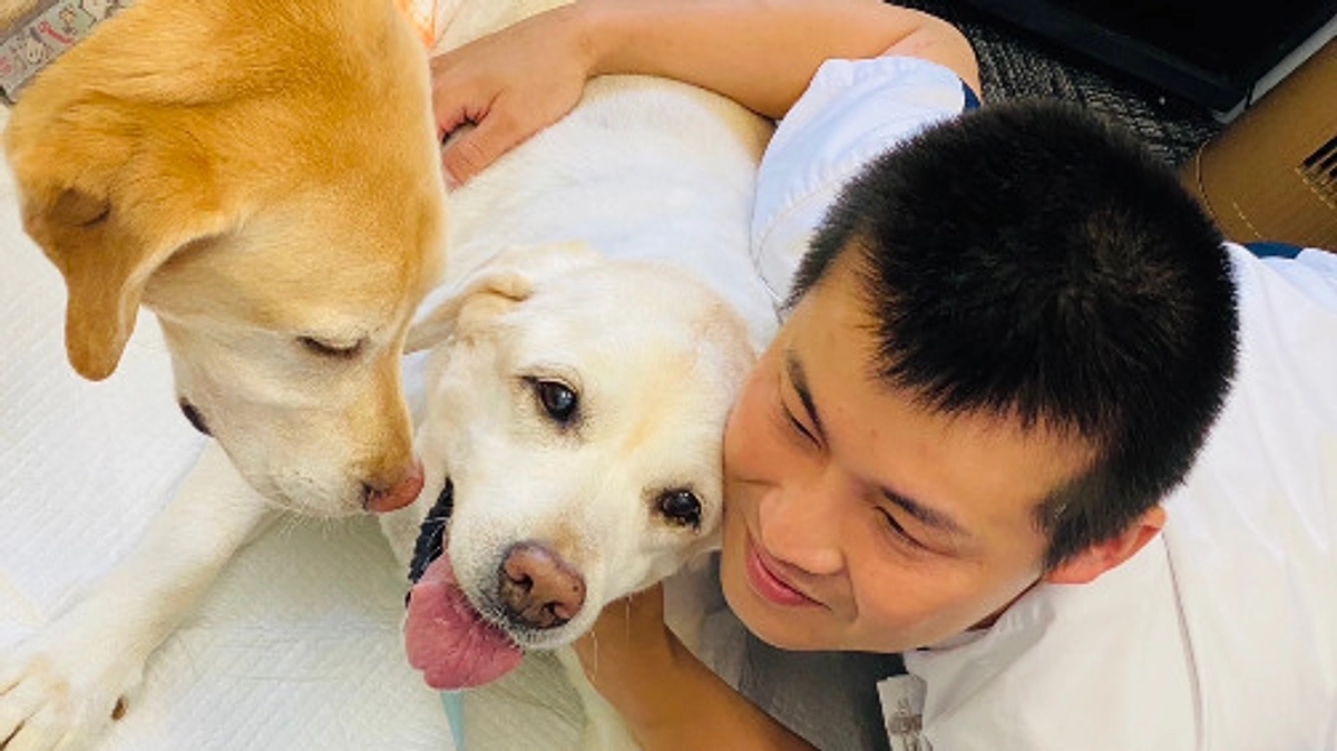 盲導犬ユーザーとリタイア犬