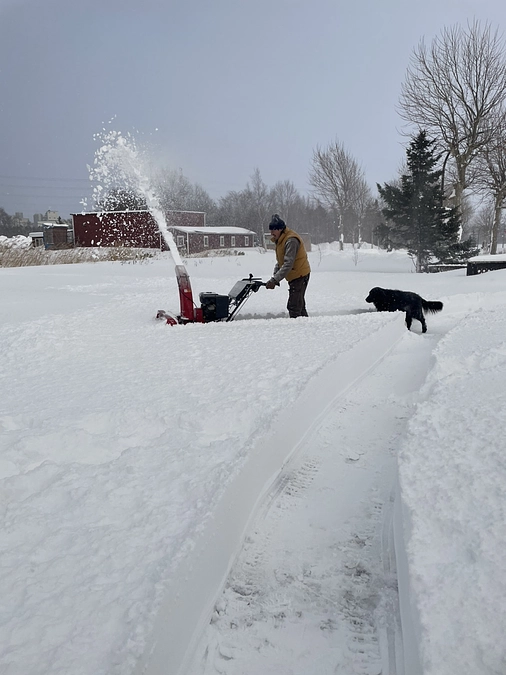 2023年12月27日大雪の日の一コマ