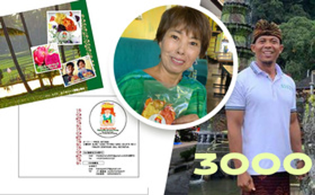 とにかく応援！！がんばれバリ島！プラン3000