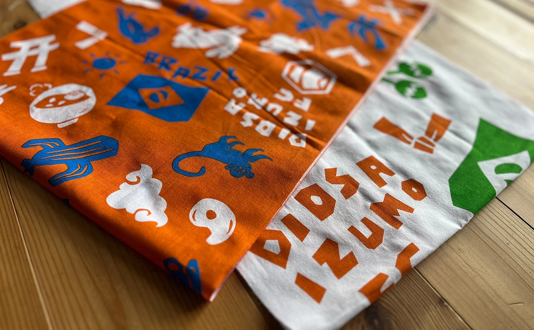 出雲＋ブラジル＝ディオッサ！　オリジナル手ぬぐい完成！！