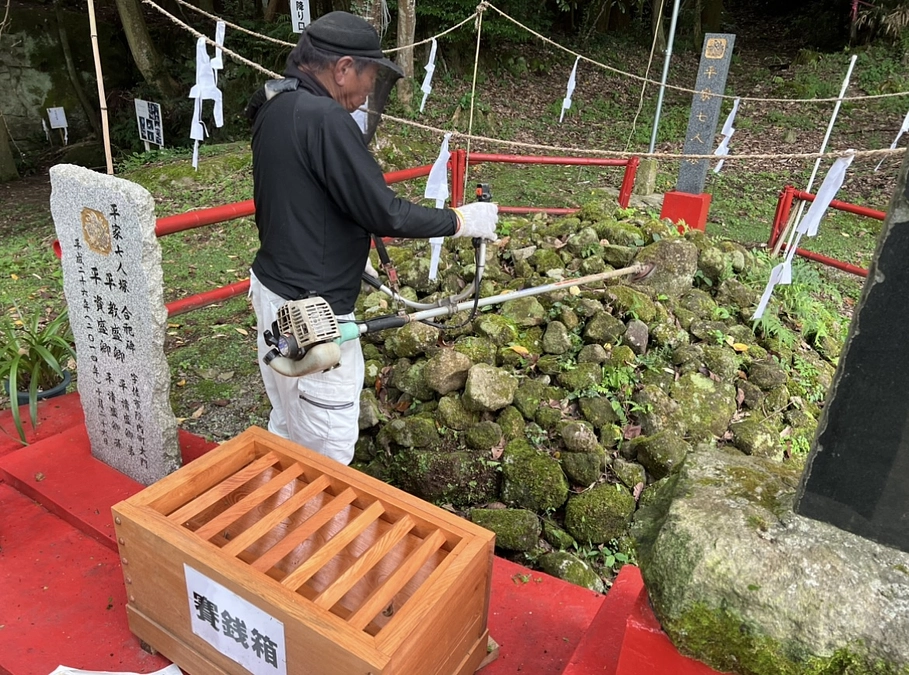 周辺整備と草刈りをしました✨　