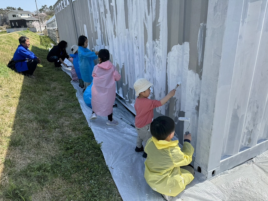 下地塗りイベント開催しました