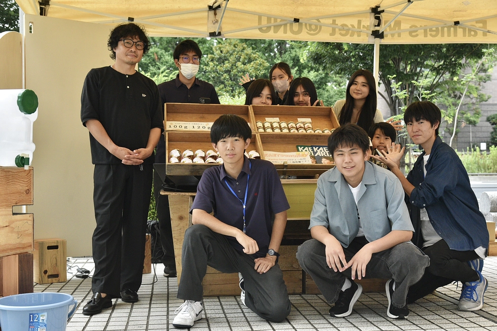 かえつ有明中学・高等学校　はちみつプロジェクト　初参加！