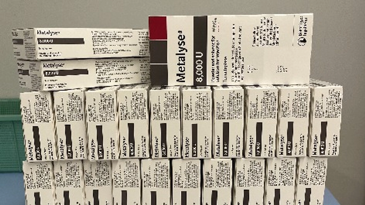 ついにテネクテプラーゼが上陸しました！