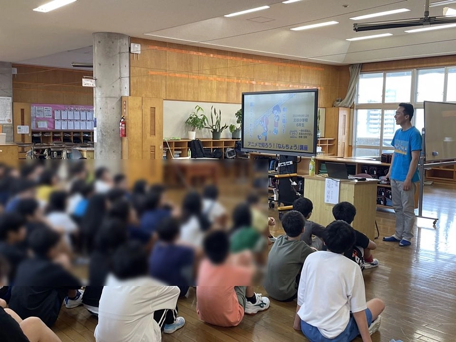 沖縄の小学校にアニメで知ろう！難聴講座やってきました！