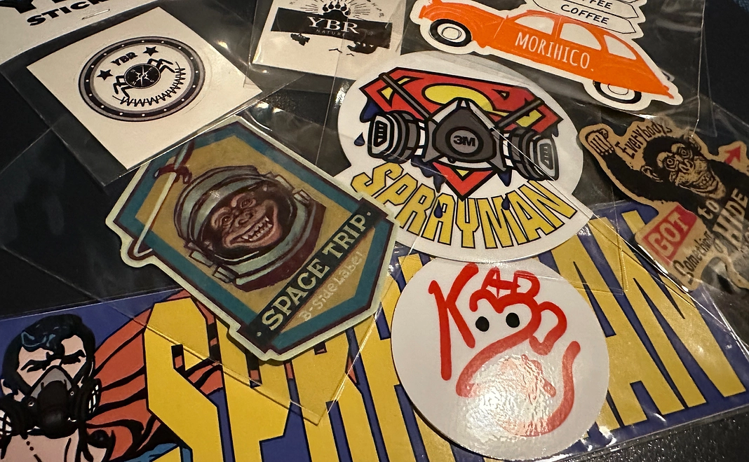 オリジナルステッカーのセット