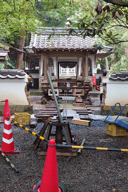 明日はいよいよ門曳きを行います。