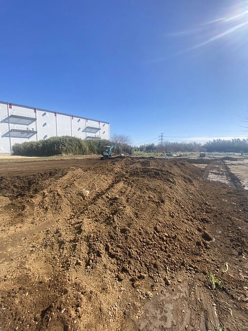 土、入れました！