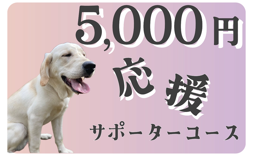 5,000円｜応援サポーターコース