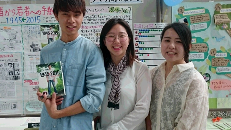 戦争体験者と若者の平和への願いを、英訳して世界に届けたい。