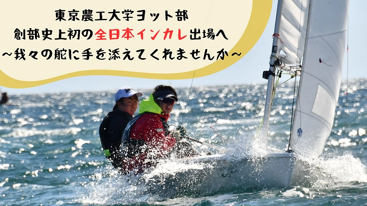 農工大学ヨット部創部史上初の全日本インカレ出場へ