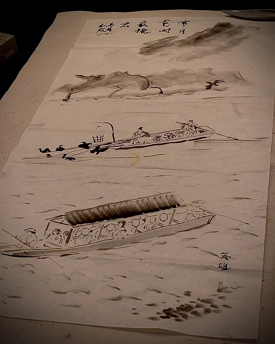 初の月守講寄合『月守舟で五山の送り火と嵐山鵜飼』開催報告