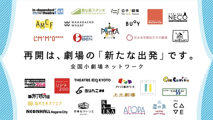 【地域と共に歩む文化拠点】全国の小劇場の「再開」にご支援を