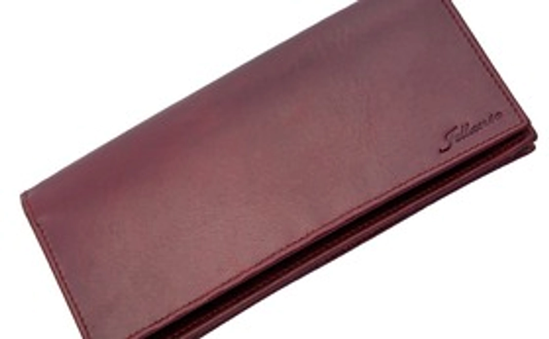 Long Wallet Antique Red Outlet