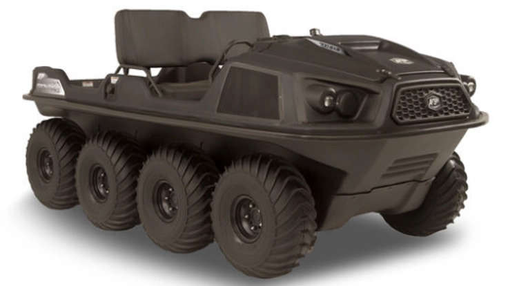 災害時の人命救助に水陸両用バギーARGO