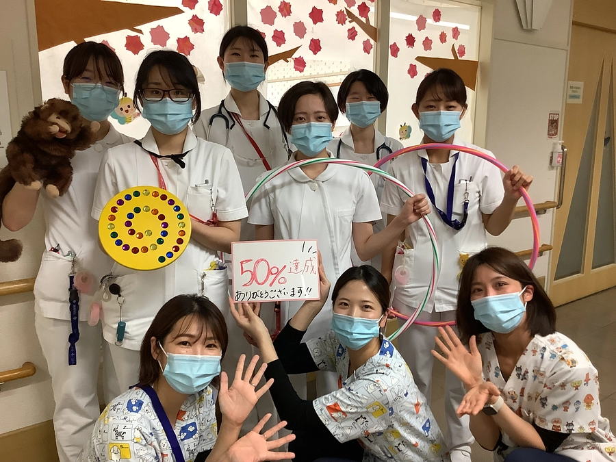 皆様へ　プロジェクト50%達成しました。お礼申し上げます！