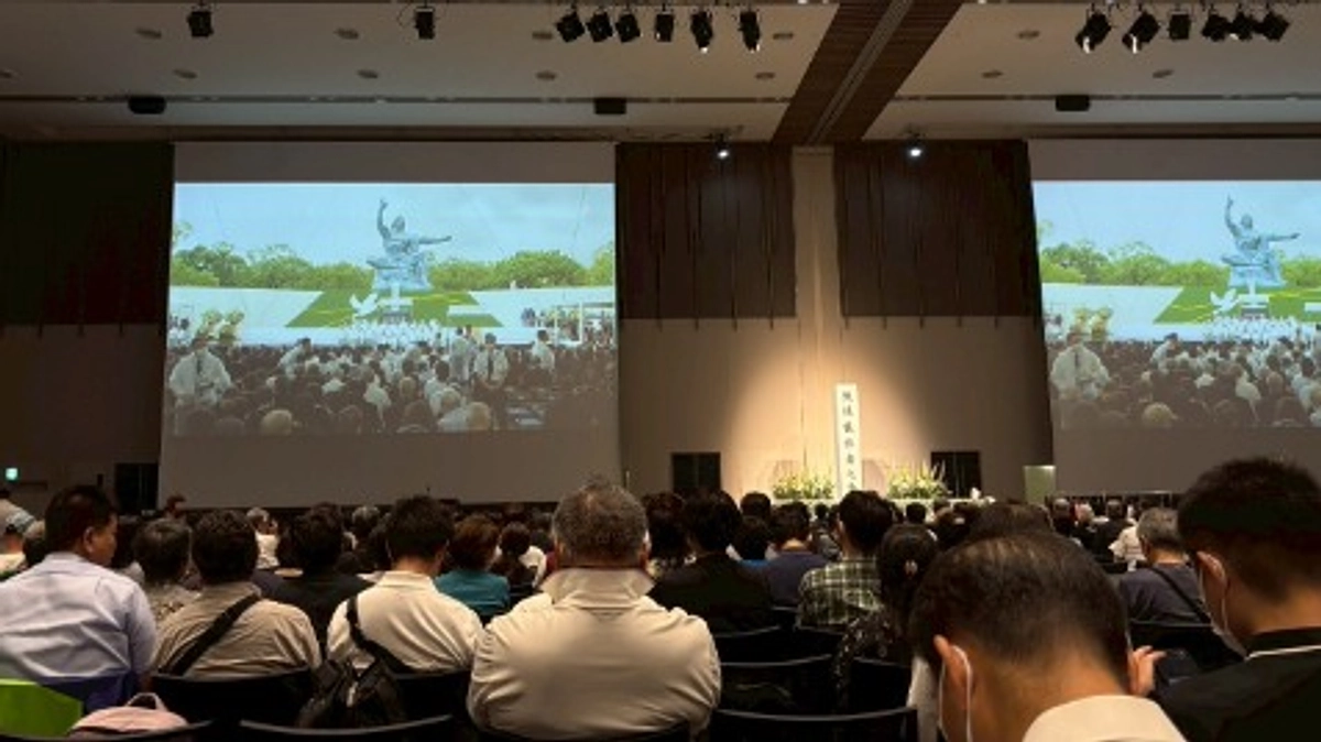 長崎での平和祈念式典