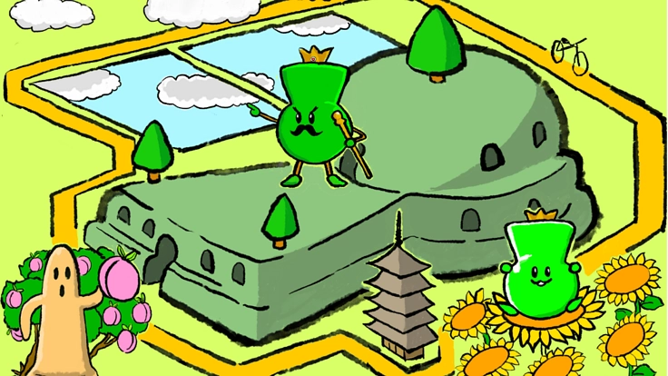 古墳マスコットが活躍する絵本冊子を発行し吉備路観光を盛り上げたい！