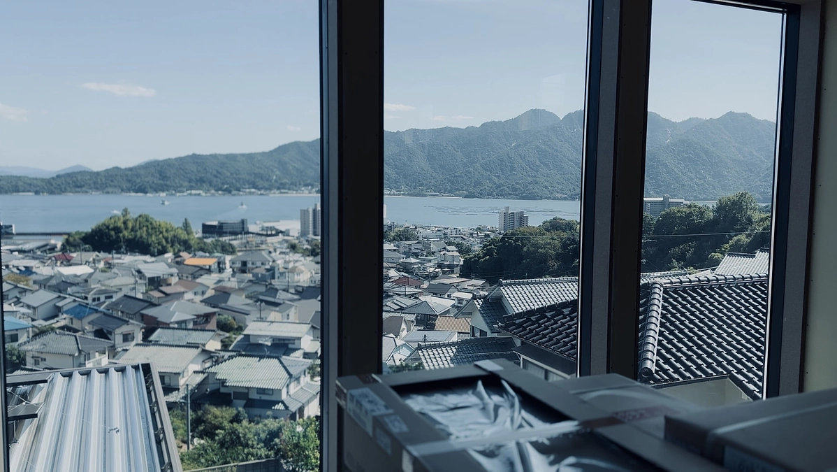 海の見える保護猫カフェ