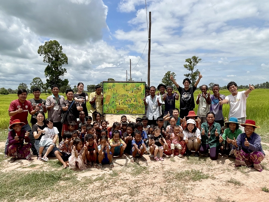 バンブーベース建設竹の保管庫＆似顔絵入り構想図完成！！！