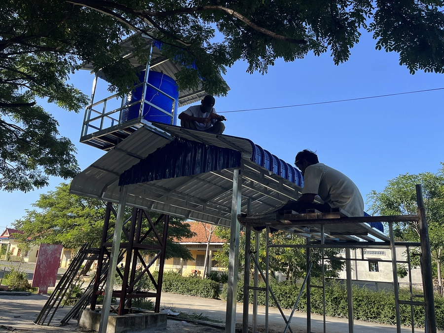 水道建設の様子２